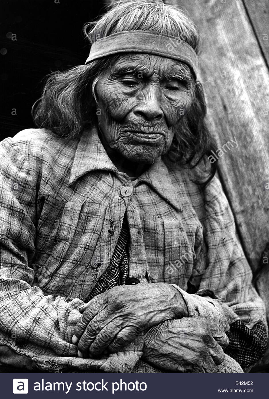 geography / travel, Chile, people, indigenous people, Yamana Stock