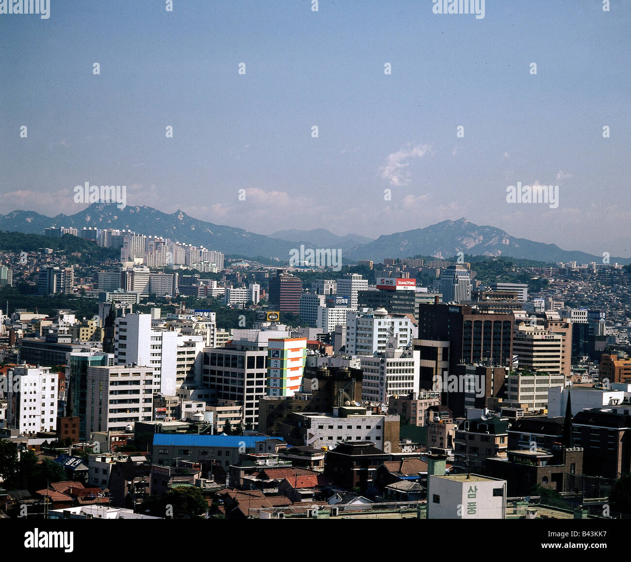 geography / travel, South Korea, Seoul, city views, look towards the