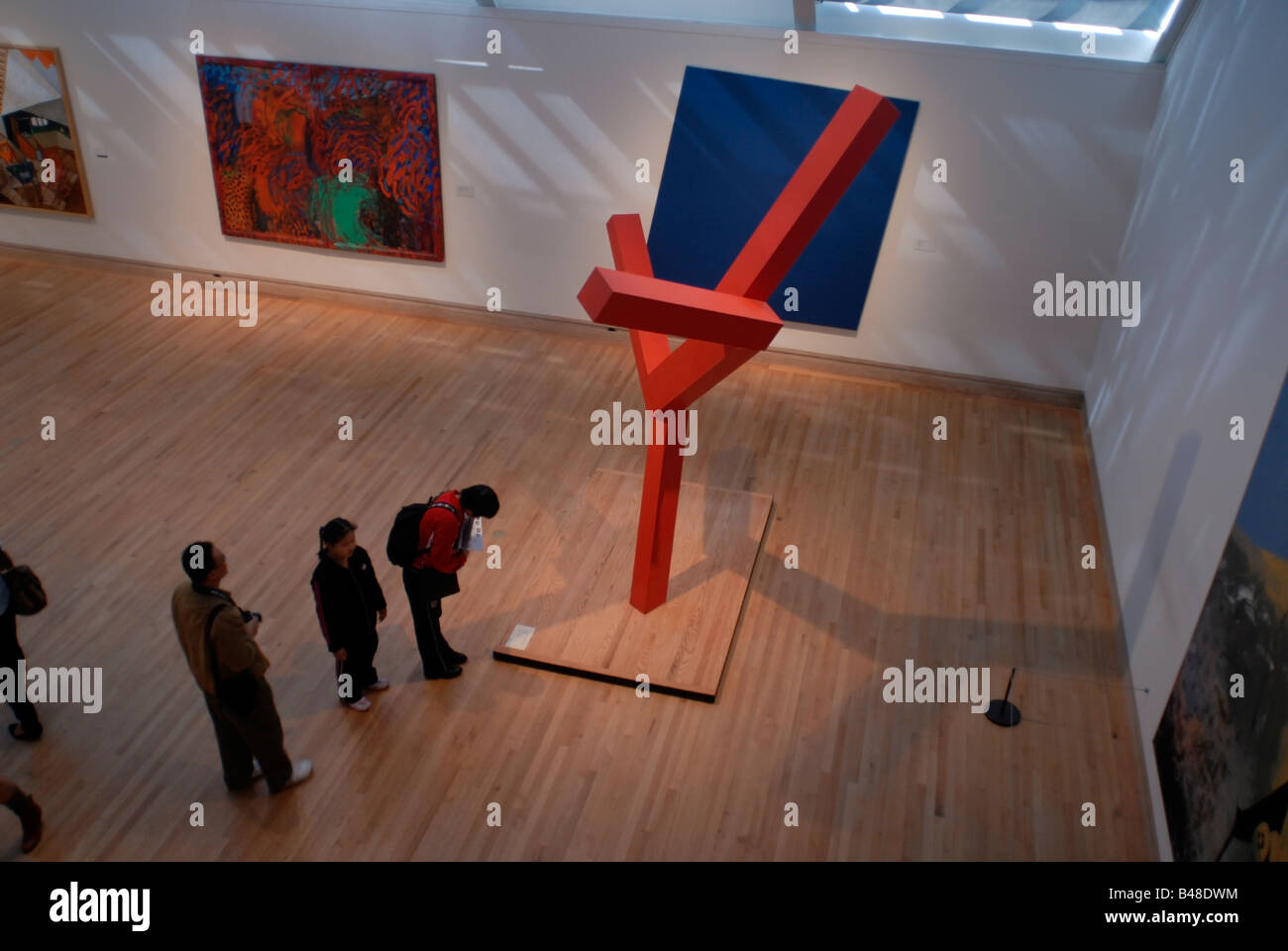 Visitors To The Lila Acheson Wallace Galleries In The Metropolitan