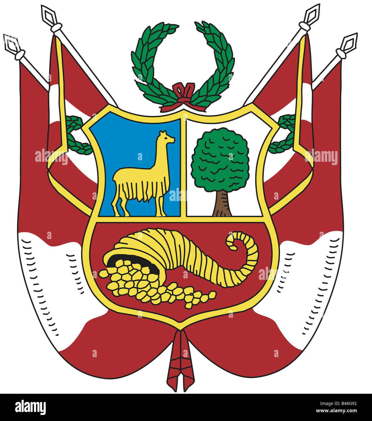 heraldry-emblem-peru-national-coat-of-arms-introduced-25-2-1825