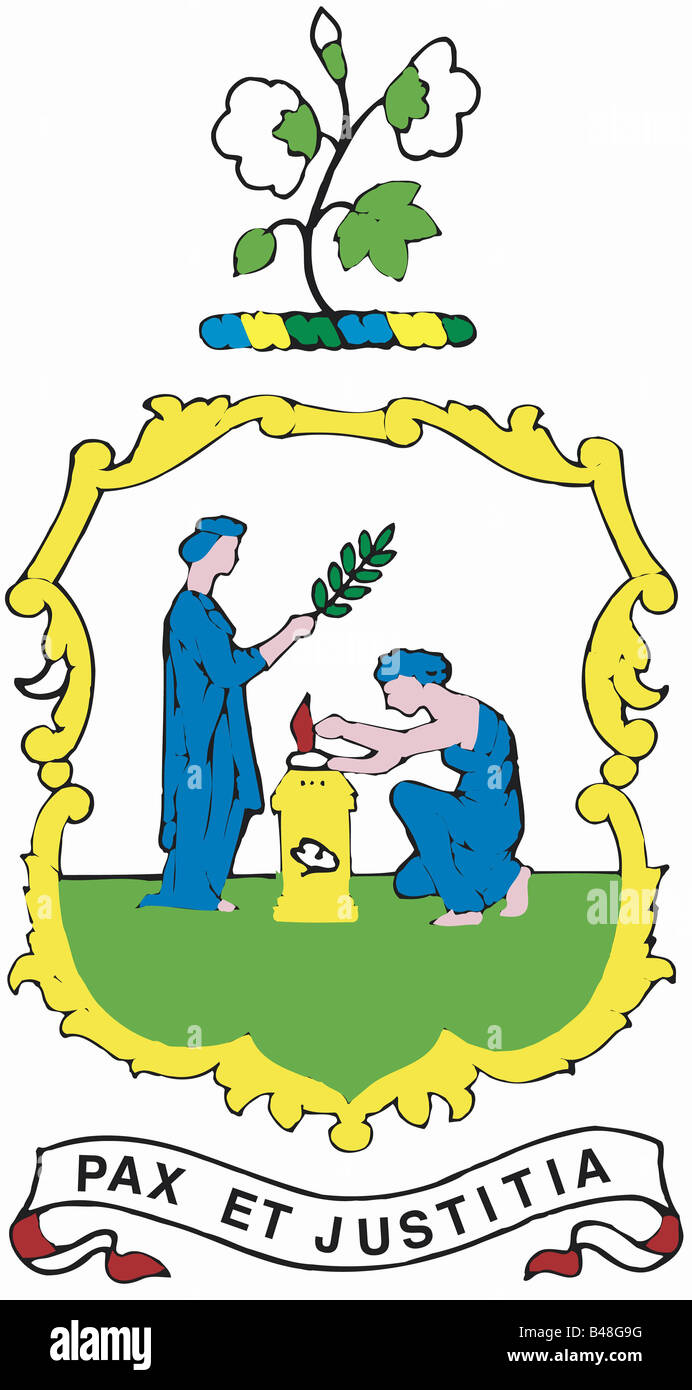 heraldry, coat of arms, Saint Vincent and Grenadines, national coat