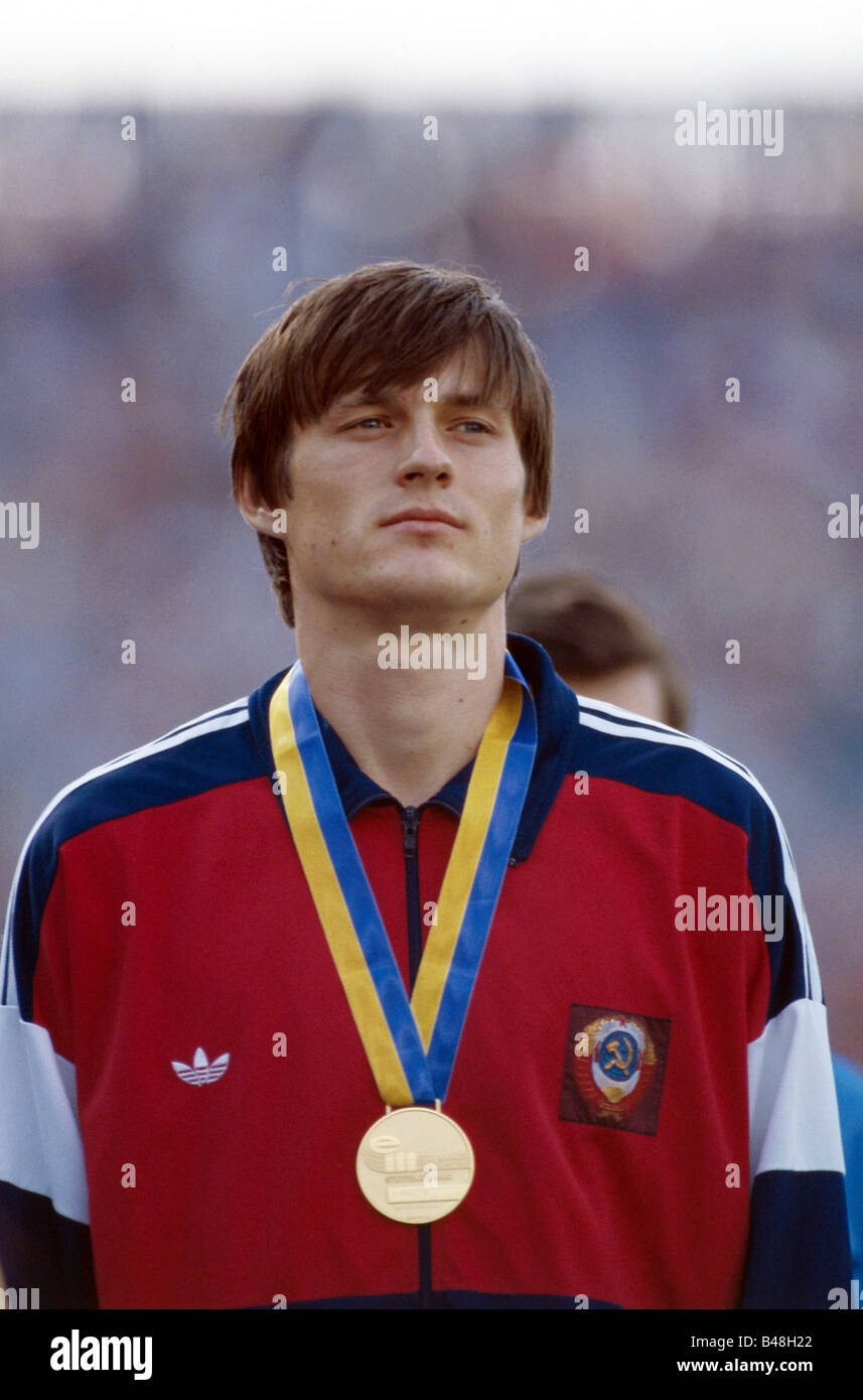 Paklin, Igor, Russian athlete (athletics), portrait, europe Stock Photo ...