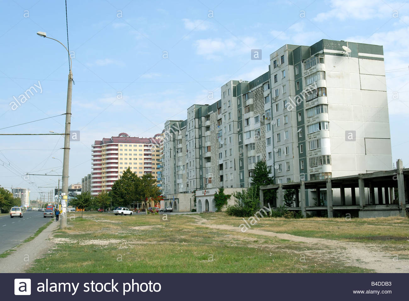 Chisinau Moldova Apartment blocks in the Ciocana suburb Stock Photo