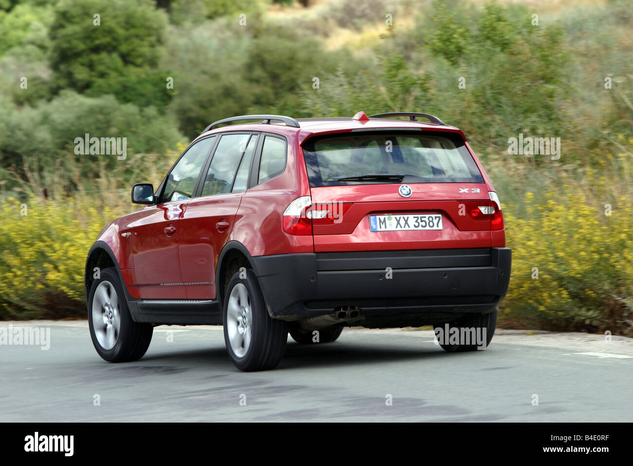 Car Bmw X Cross Country Vehicle Model Year  Red Fghds Stock Photo Royalty Free Image