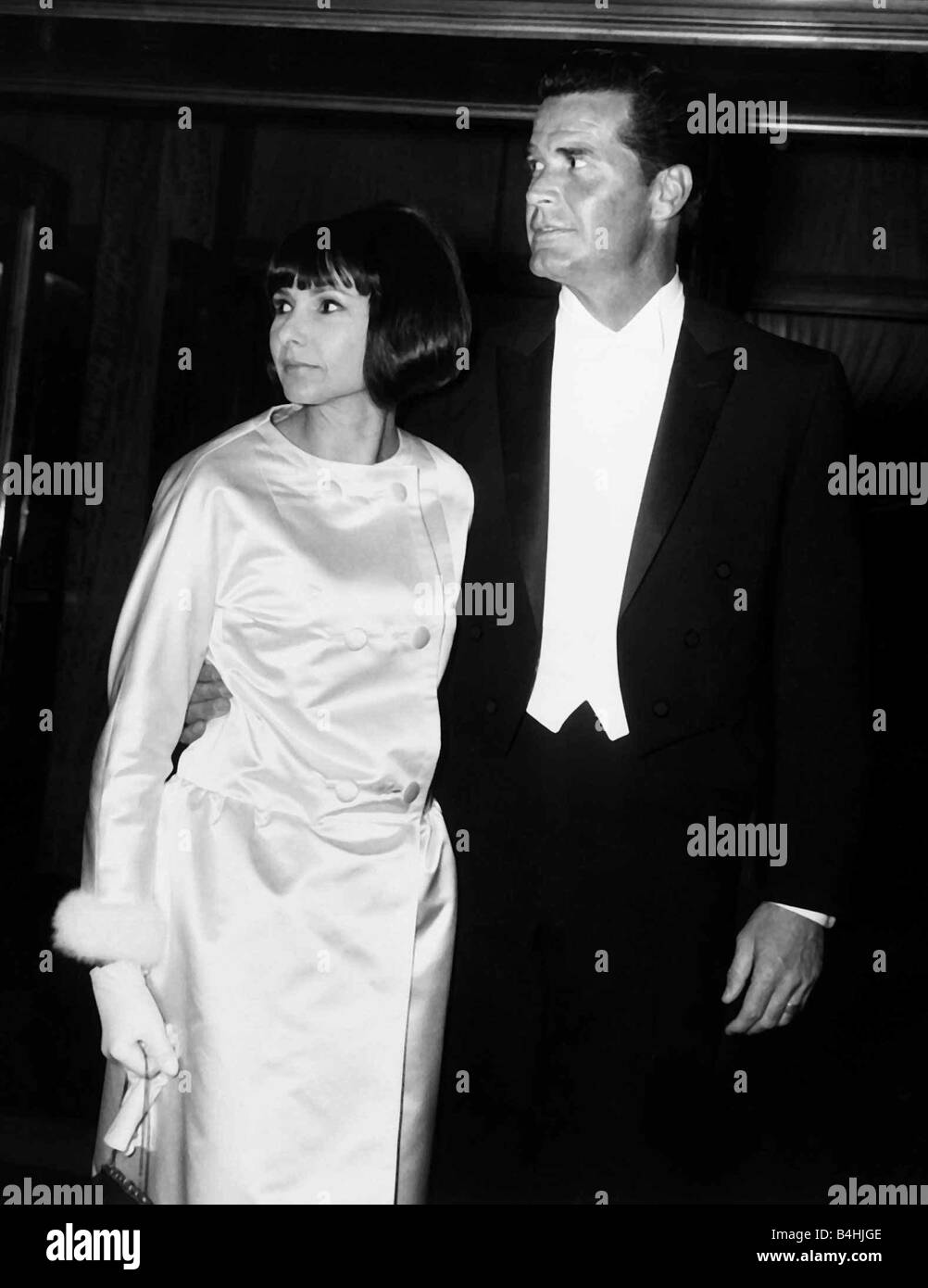 James Garner American actor with his wife 1964 Stock Photo, Royalty