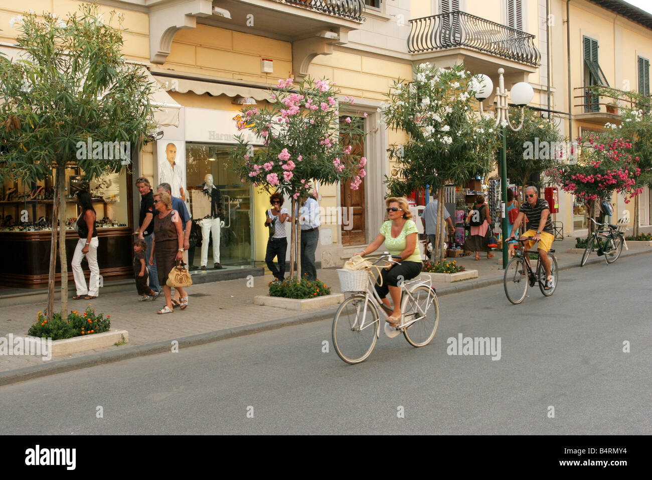 Historic centre Forte dei Marmi Tuscany Italy Stock Photo 20190328 Alamy