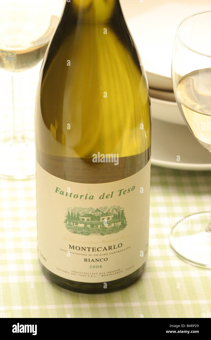 Trebbiano white wine Tuscany Italy Stock Photo, Royalty Free Image