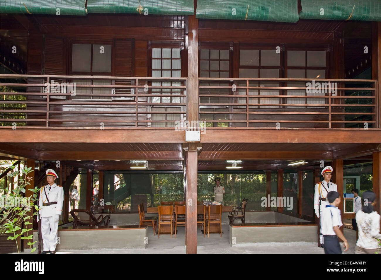 House on stilts, Ho Chi Minh, Hanoi, north Vietnam Stock Photo, Royalty