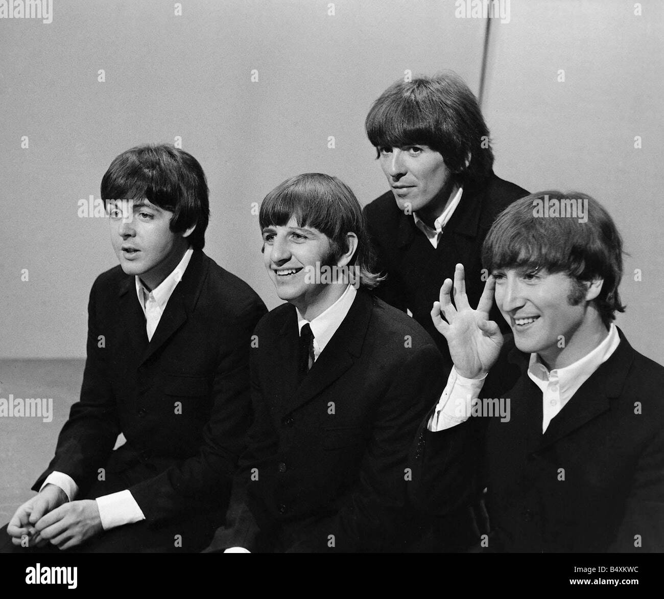 The Beatles 1966 John Lennon Paul McCartney Harrison and Ringo Stock Photo 20255352 Alamy
