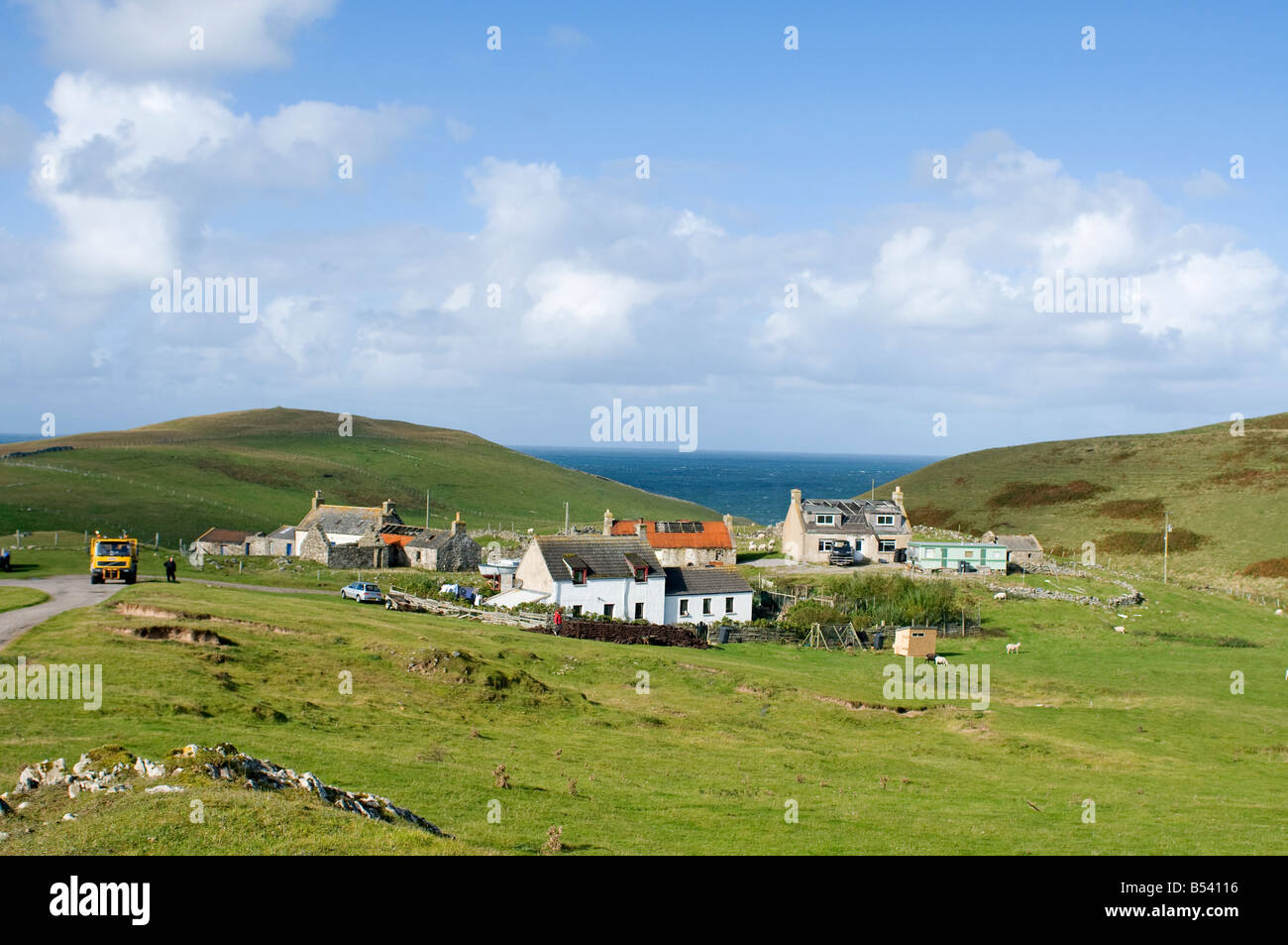 Croft Houses at Clerkhill Crask Bettyhill Sutherland Scottish Stock