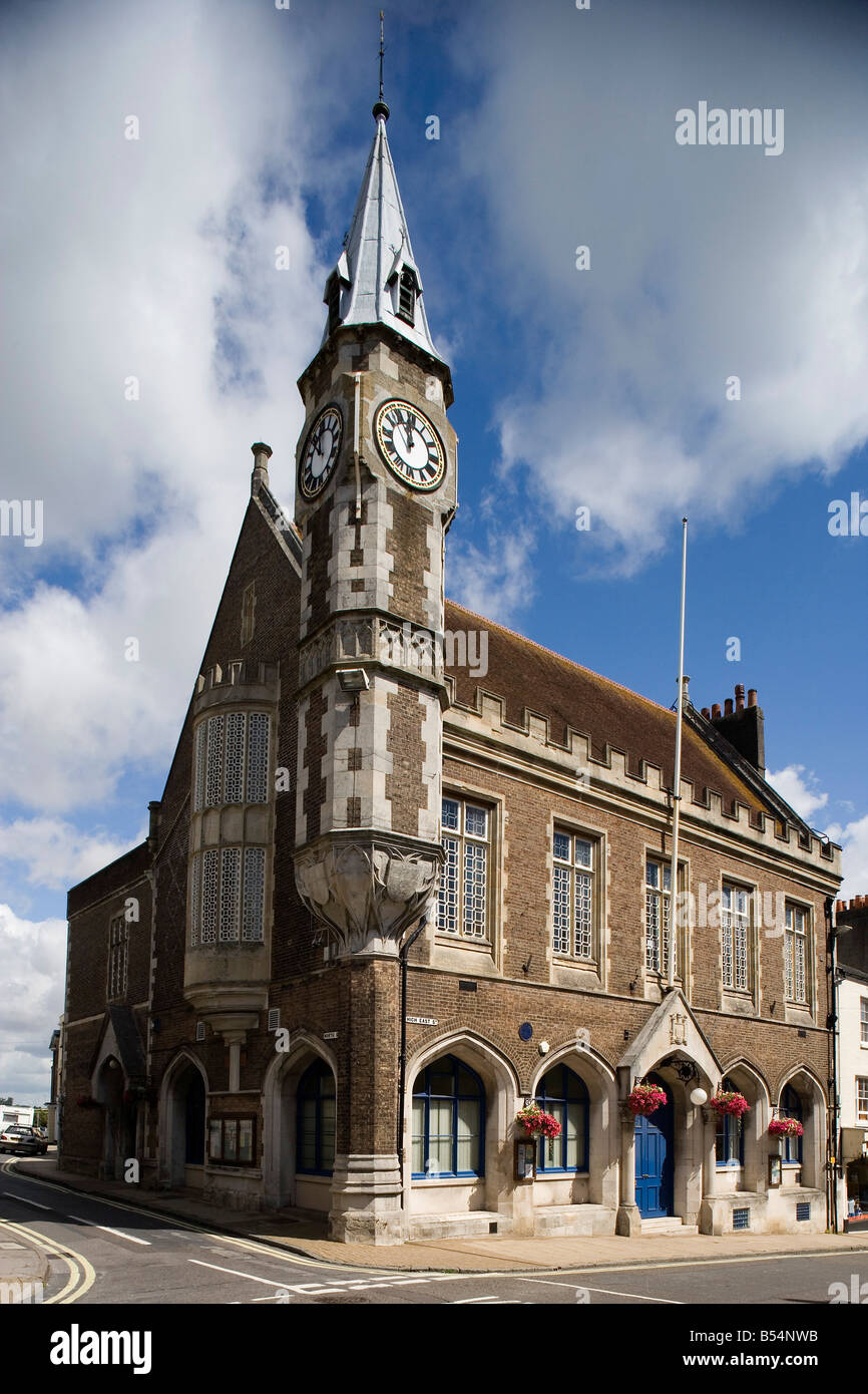 Dorchester High Street Town Hall 1855 by Benjamin Ferrey Dorset Great