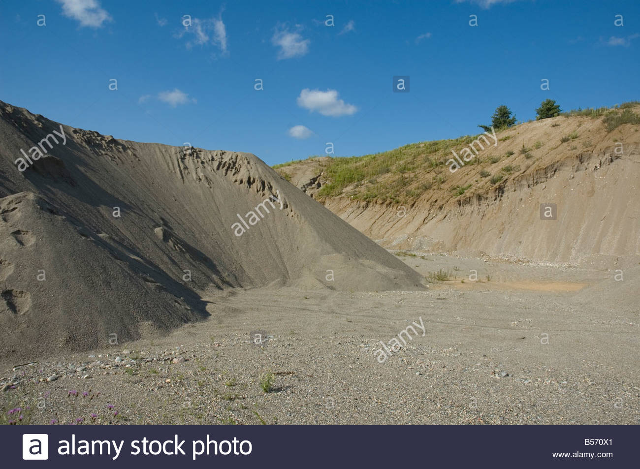 Gravel borrow pit Stock Photo, Royalty Free Image 20438041 Alamy
