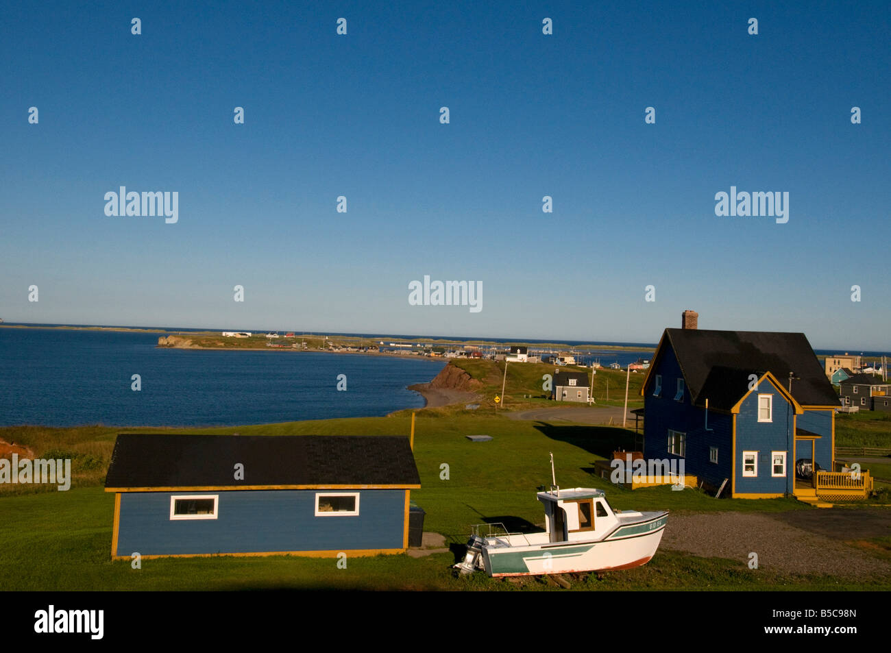 Havre Aubert Iles de La Madeleine Quebec Canada Stock Photo, Royalty