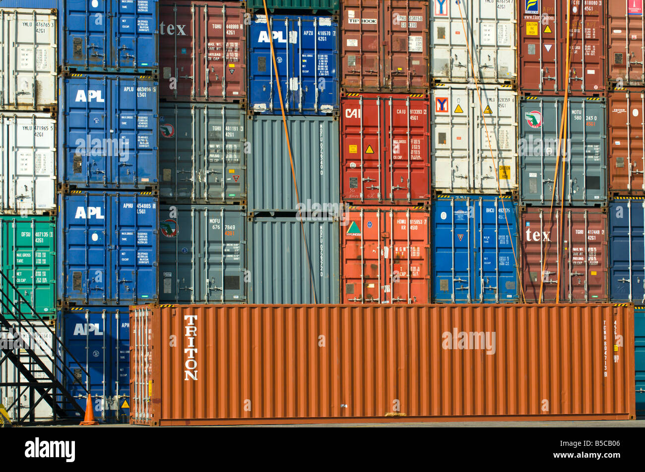 Import And Export Containers Hi Res Stock Photography And Images Alamy