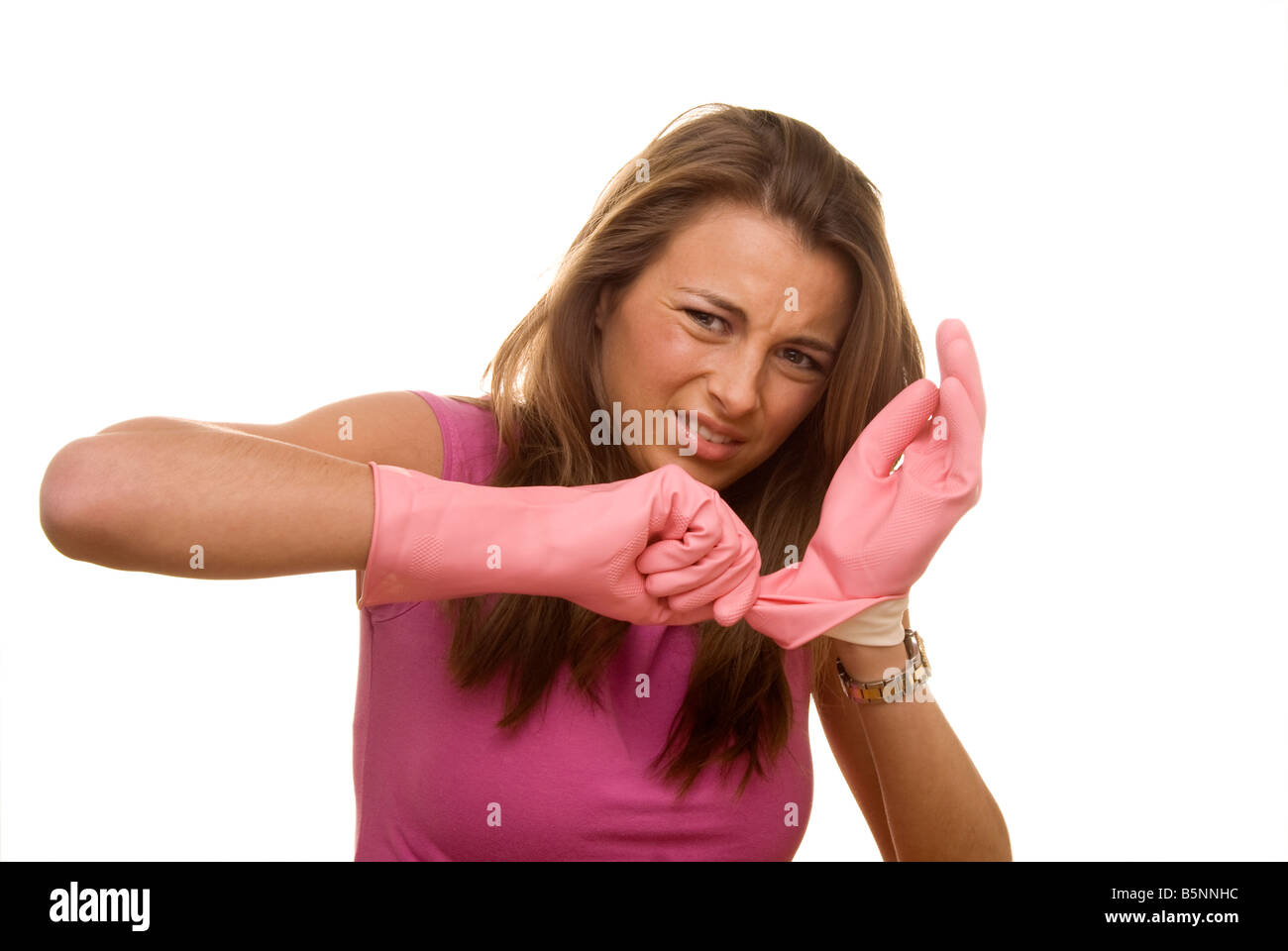 Rubber Gloves Woman 32