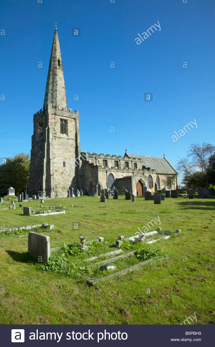 Sawley Derbyshire England Parish Church of All Saints mostly 15th Stock