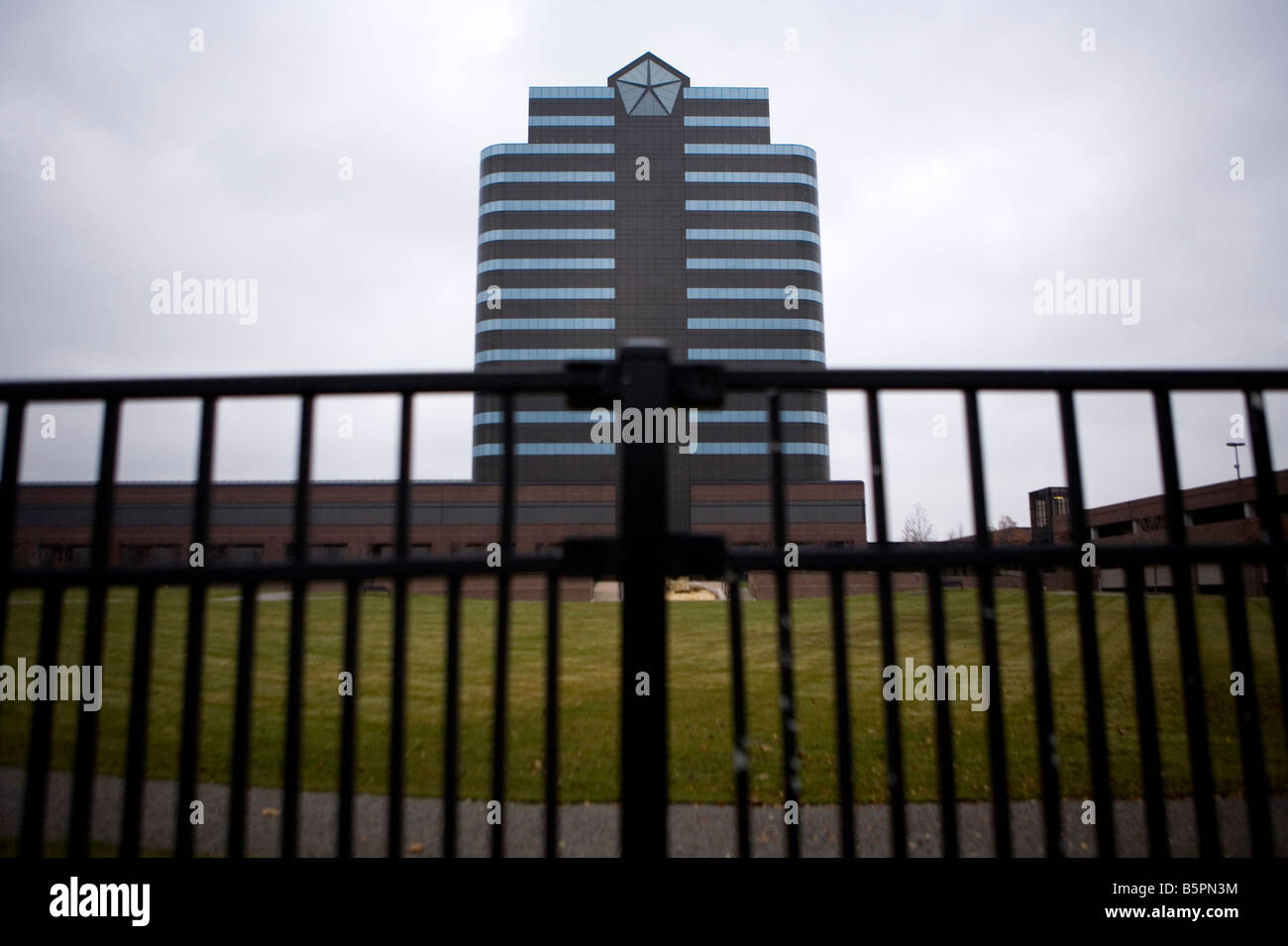 Chrysler World Headquarters in Auburn Hills Michigan Stock Photo