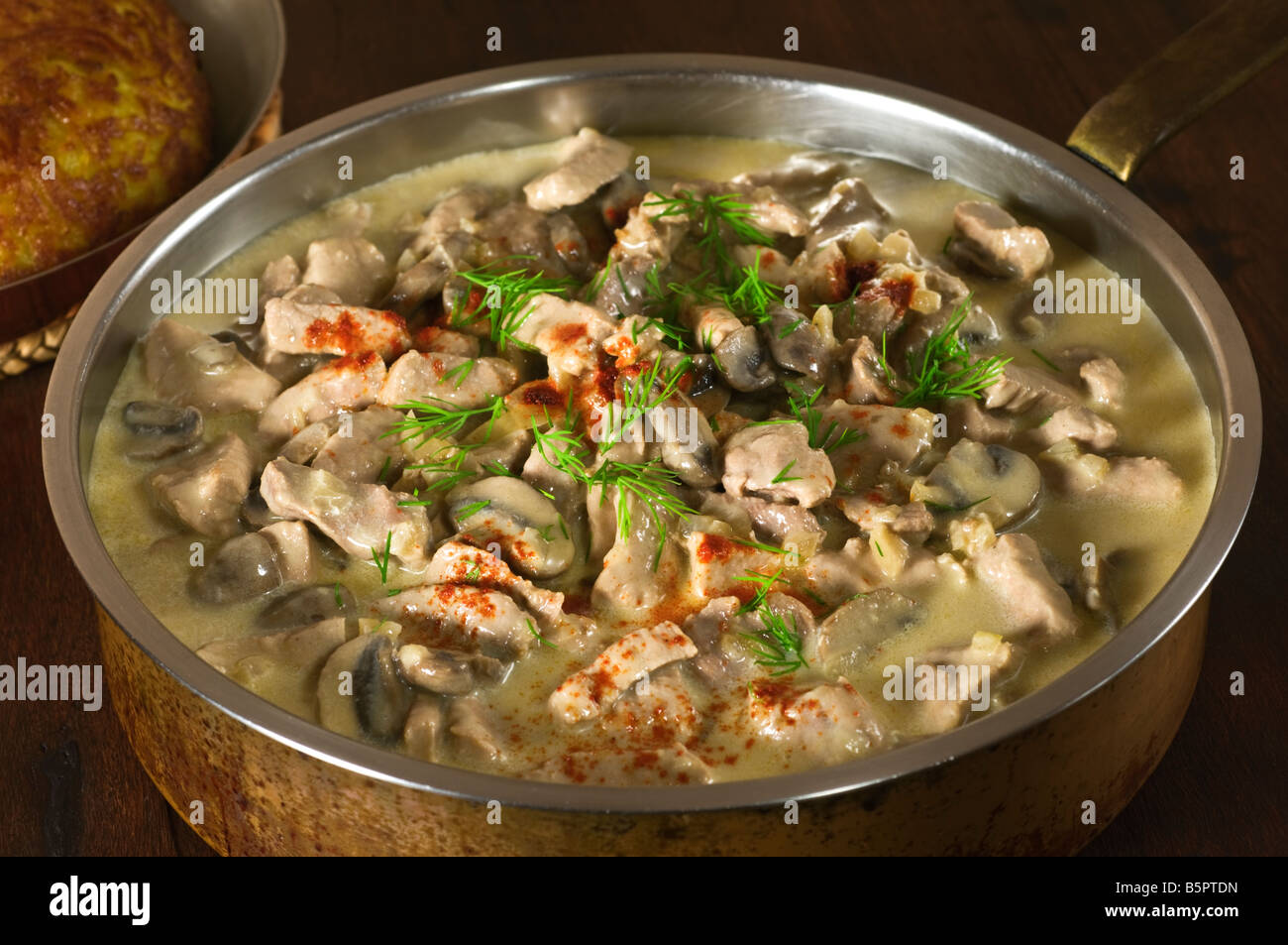 Veal Zurich style with rosti potatoes Switzerland Food Stock Photo, Royalty Free Image 20785793