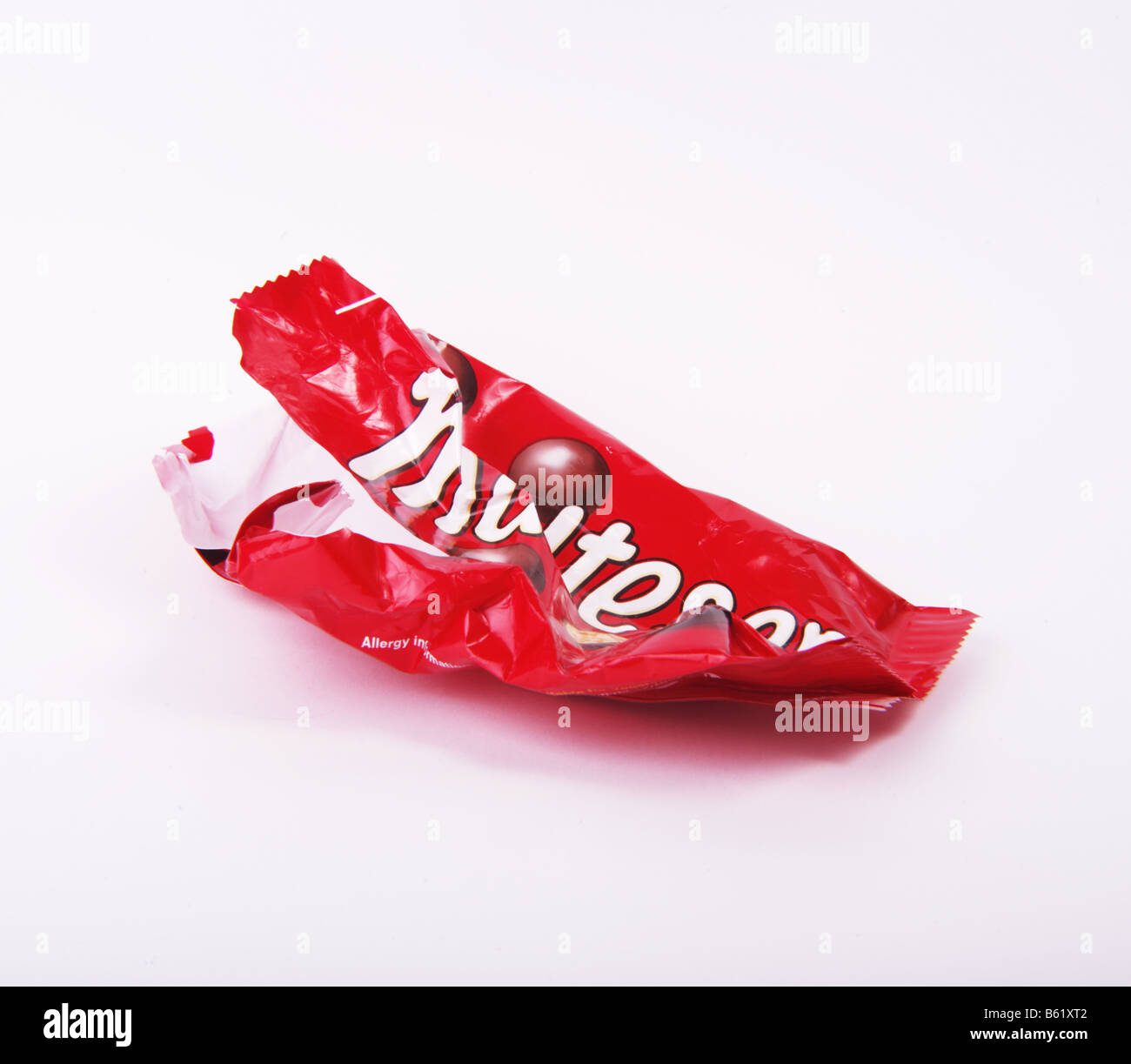 Empty Malteser Packet on White Stock Photo, Royalty Free Image