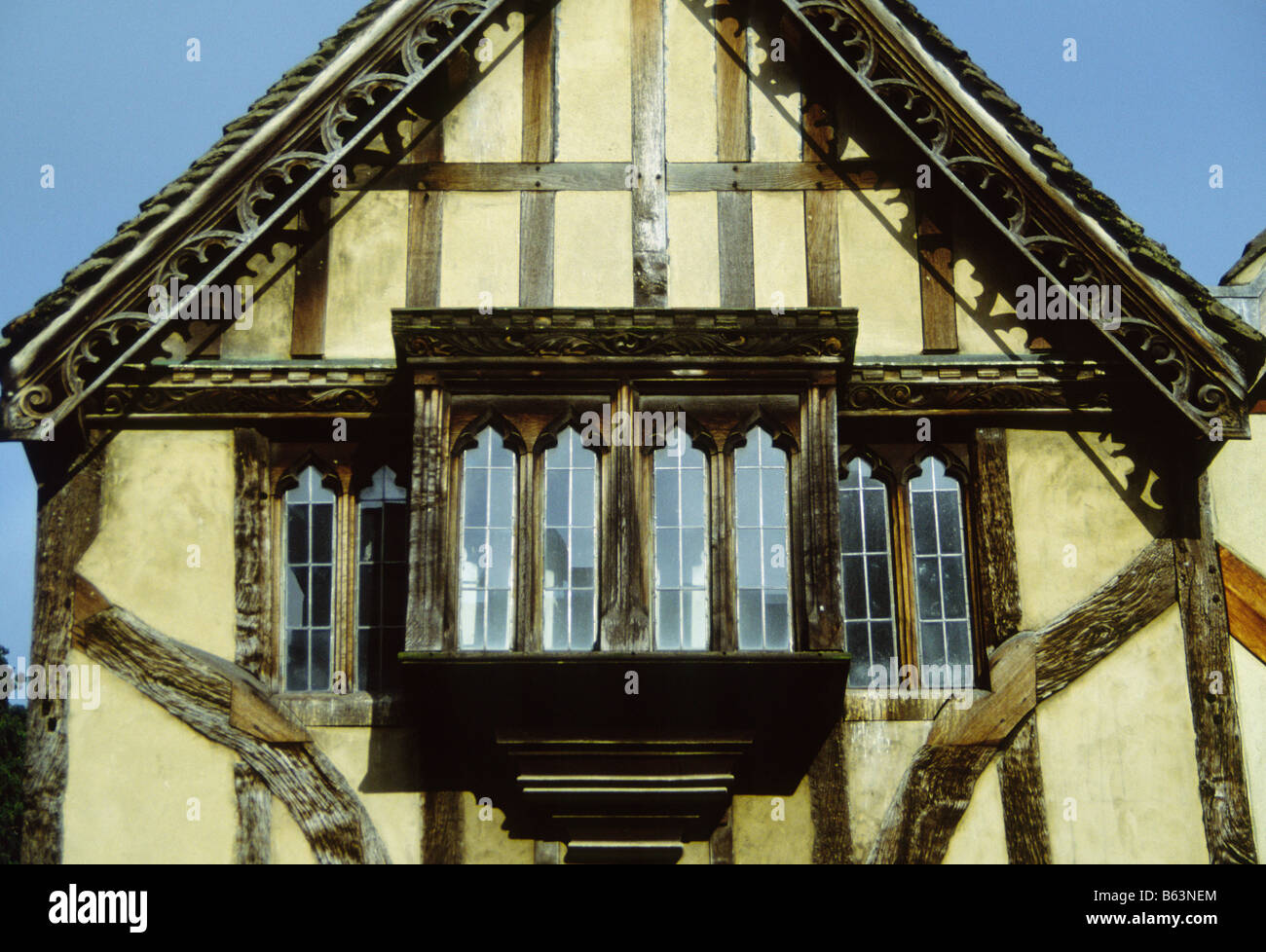 Tudor Windows exterior close up of the facade of a tudor house, showing wooden Tudor Windows exterior close up of the facade of a tudor house, showing wooden