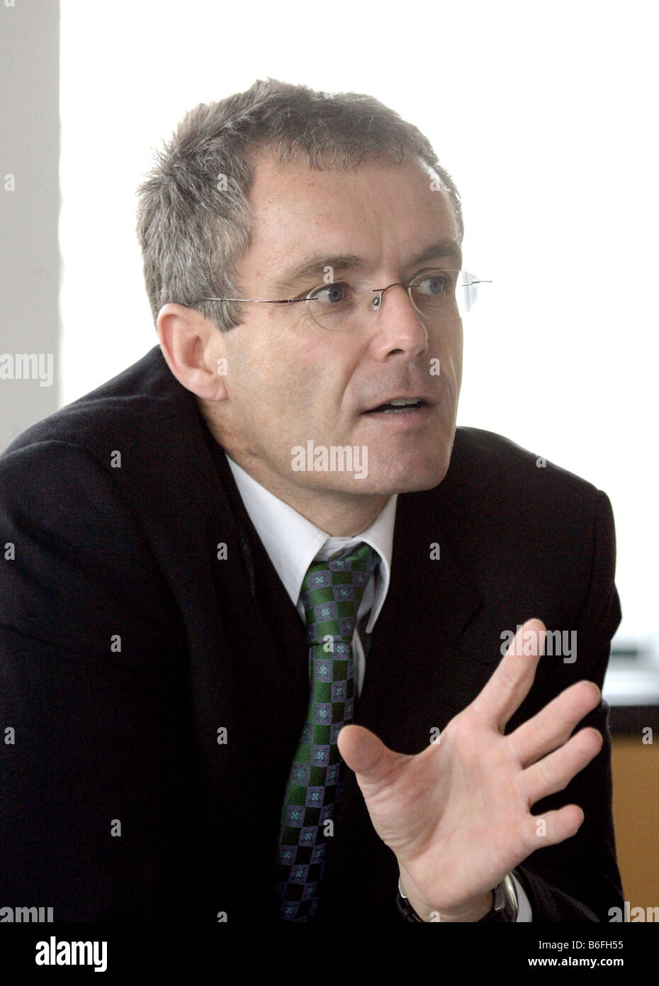 <b>Bernd Scheifele</b>, chief executive of the HeidelbergCement AG, ... - bernd-scheifele-chief-executive-of-the-heidelbergcement-ag-during-B6FH55