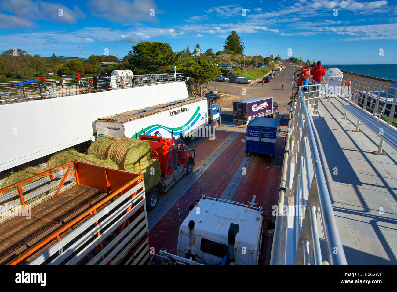 Kangaroo Island Ferry Stock Photo, Royalty Free Image 21251819 Alamy