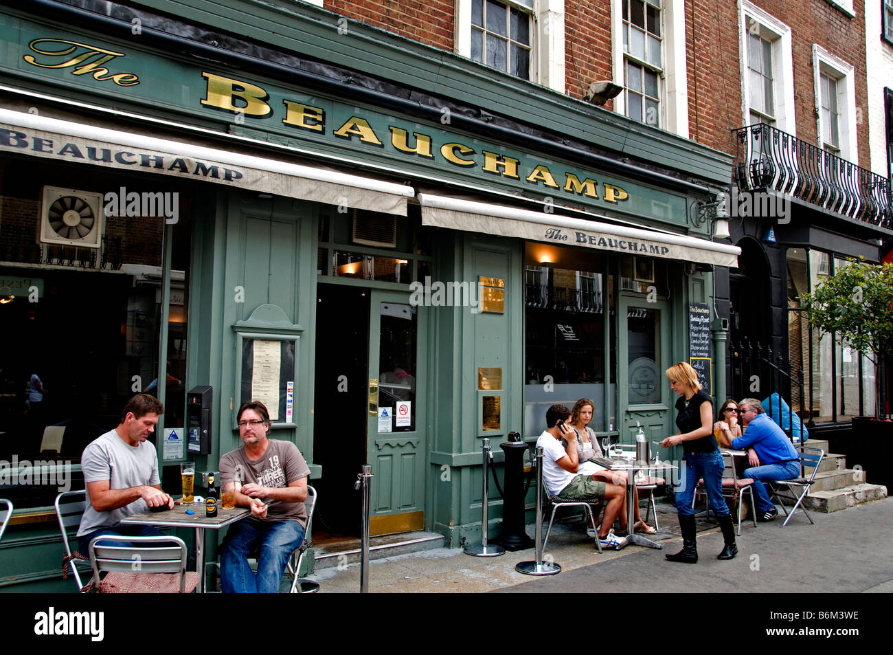 Terrace Beauchamp London Knightsbridge’s Beauchamp Place one of the Stock Photo, Royalty Free