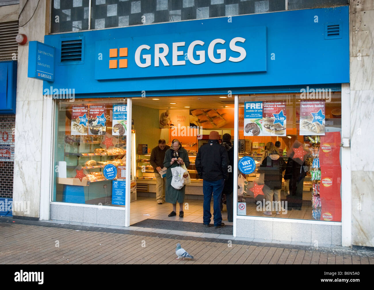 Greggs bakers shop Stock Photo, Royalty Free Image: 21363496 - Alamy