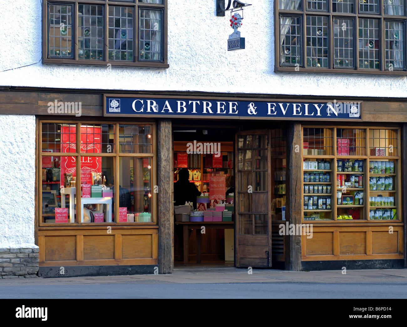 Crabtree and Evelyn shop, Stratford upon Avon, England, UK Stock Photo, Royalty Free Image