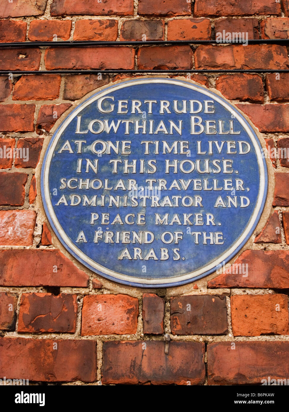 Blue Plaque at the Red Barns Hotel Redcar Cleveland former home of