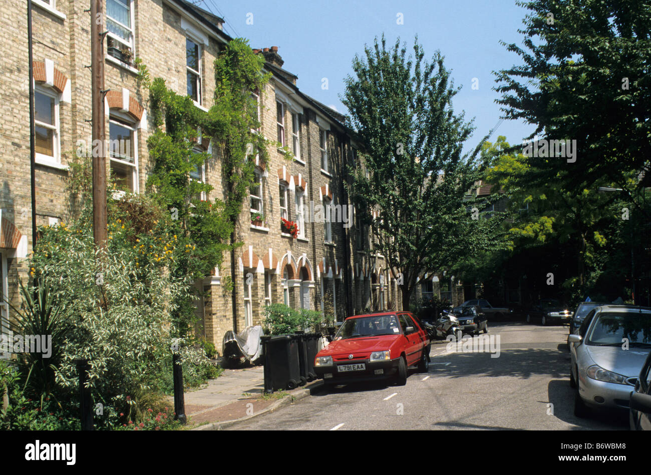 Bonnington Square, Vauxhall, London SW8 Stock Photo, Royalty Free Image