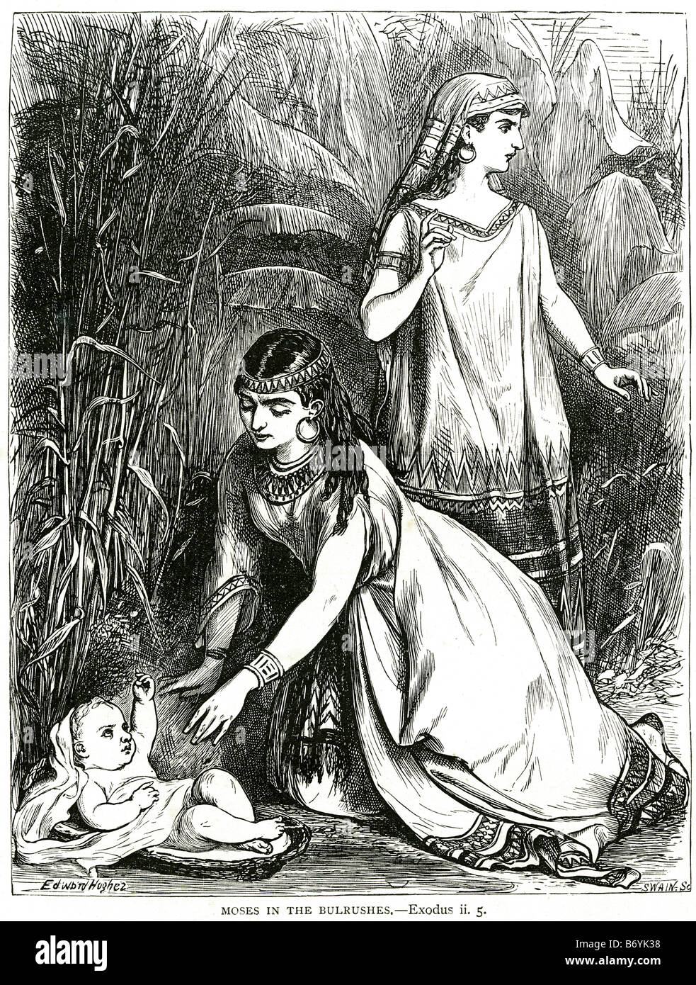 moses bulrushes exodus baby mother basket Moses is a Biblical Hebrew