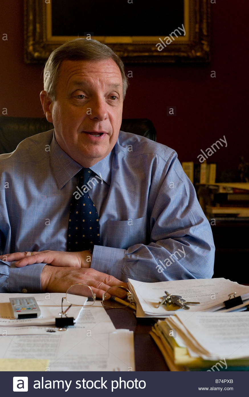 WASHINGTON DC July 15 Senate Majority Whip Richard J Durbin D Ill a