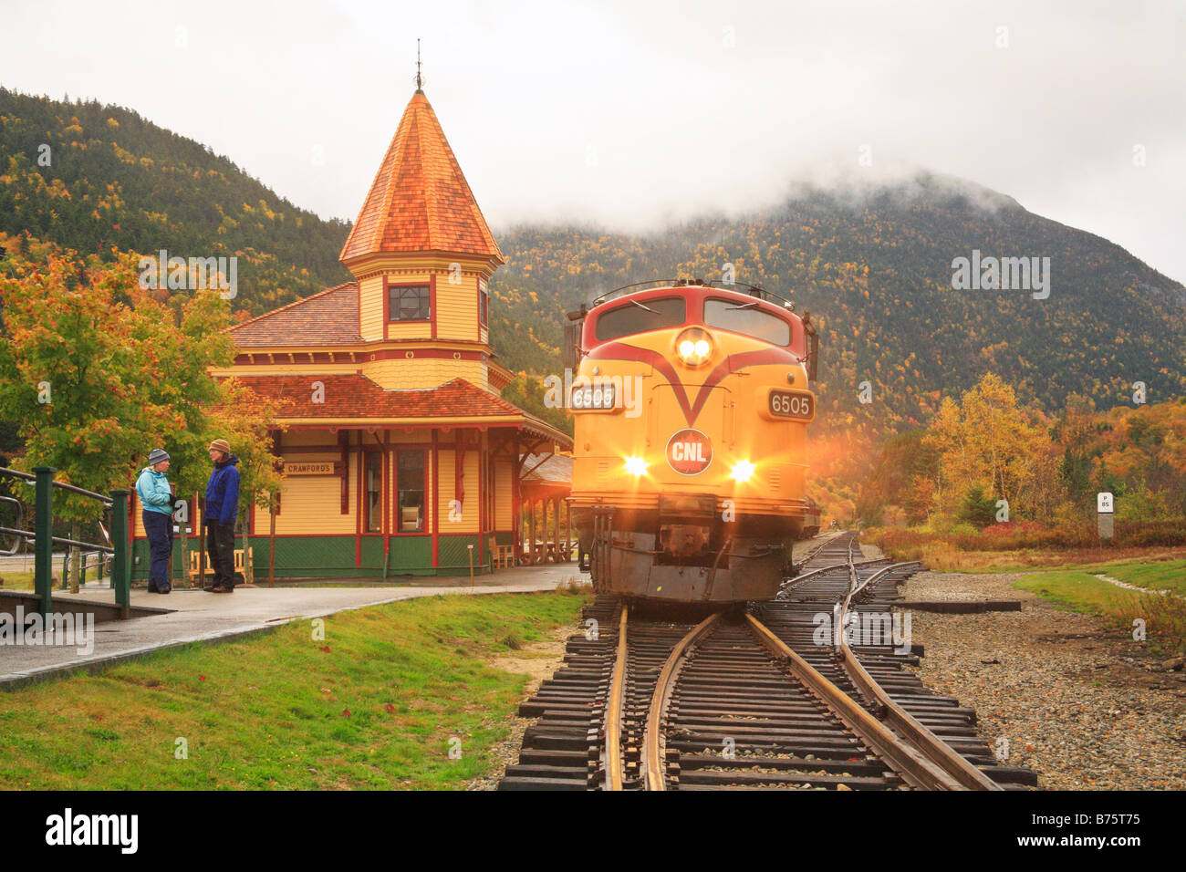 Conway Scenic Railroad At Crawford Notch Depot North Conway New Stock