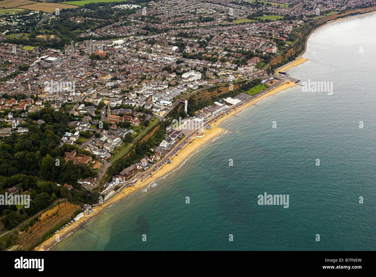 Aerial view of Shanklin, Isle of Wight Stock Photo 21859121 Alamy