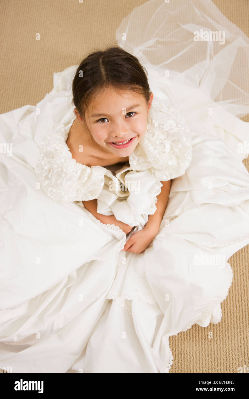asian girl wedding dress