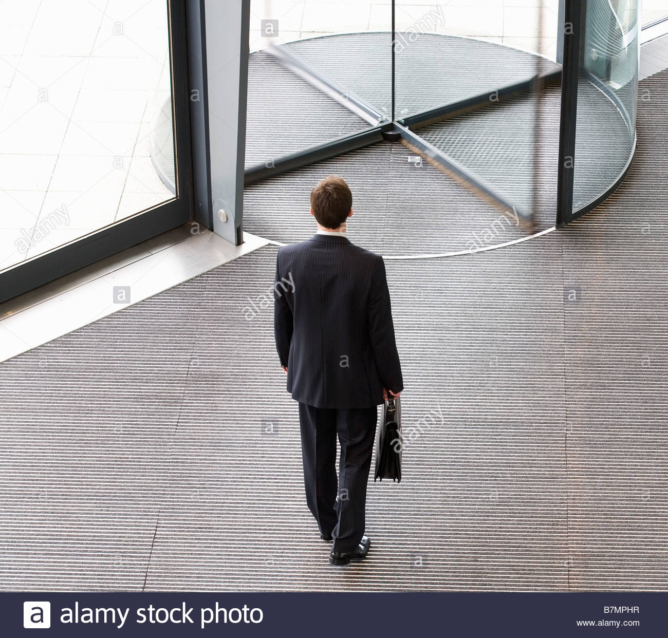 A businessman leaving office Stock Photo 21969747 Alamy