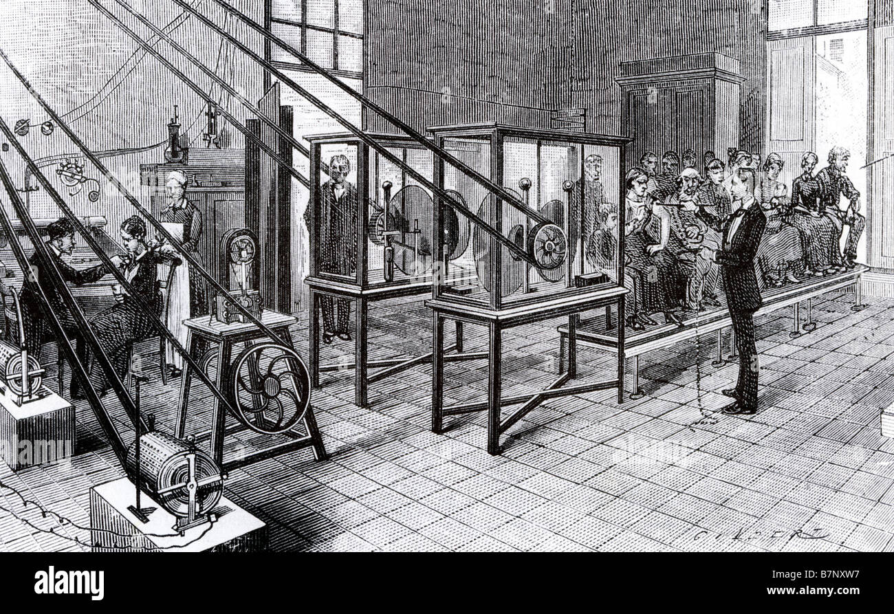 MENTAL ILLNESS Electric shock treatment at the Salpetriere Hospital