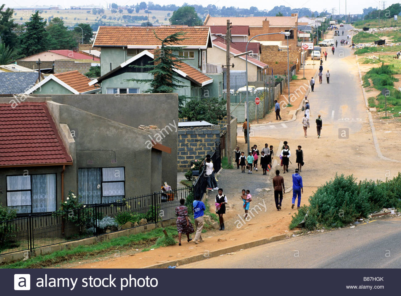 soweto, urban area in the city of johannesburg, in gauteng, south Stock