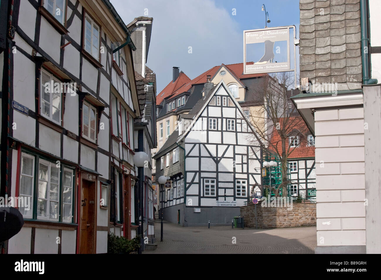 traditional german architecture in the old town of hattingen traditional german architecture in the old town of hattingen