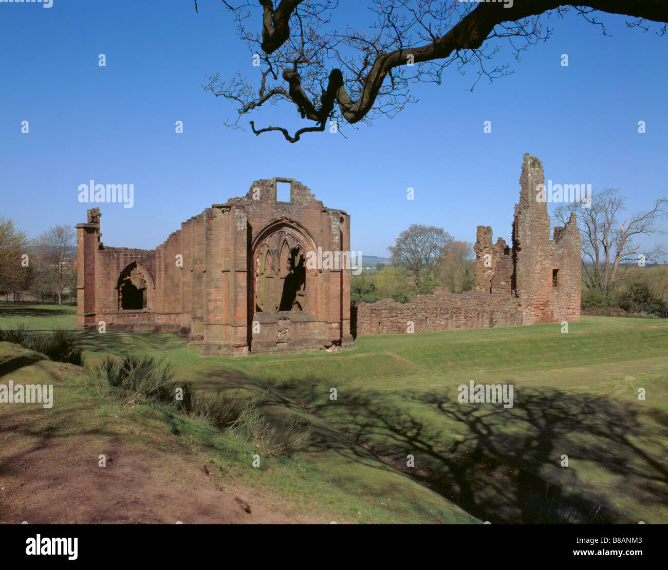 Ruins of Lincluden Abbey (Lincluden College), Dumfries, Dumfries Stock