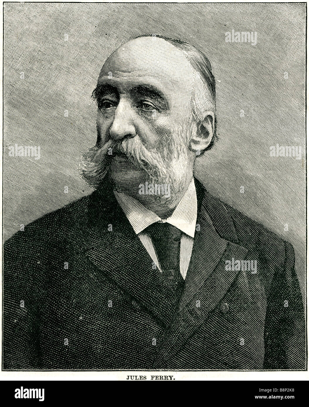 Jules François <b>Camille Ferry</b> 1832 1893 French statesman republican Stock <b>...</b> - jules-franois-camille-ferry-1832-1893-french-statesman-republican-B8P2K8