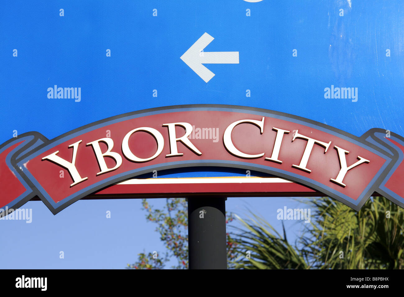 Ybor City sign Ybor City Tampa Florida USA Stock Photo, Royalty Free