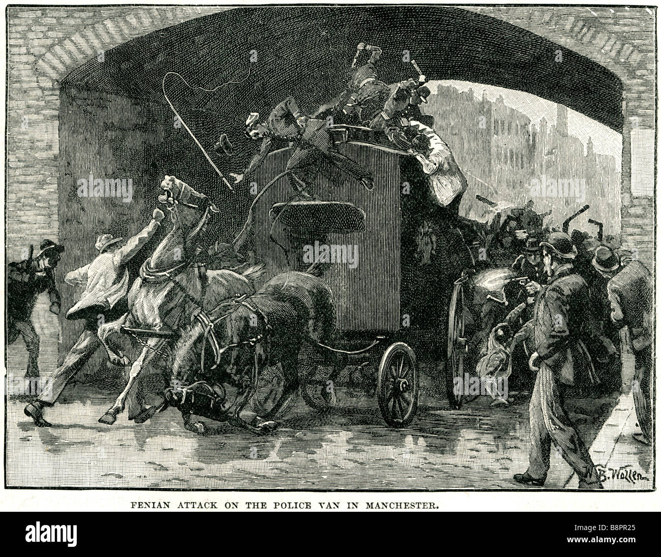 fenian attack police van manchester Fenians Irish Republican Stock