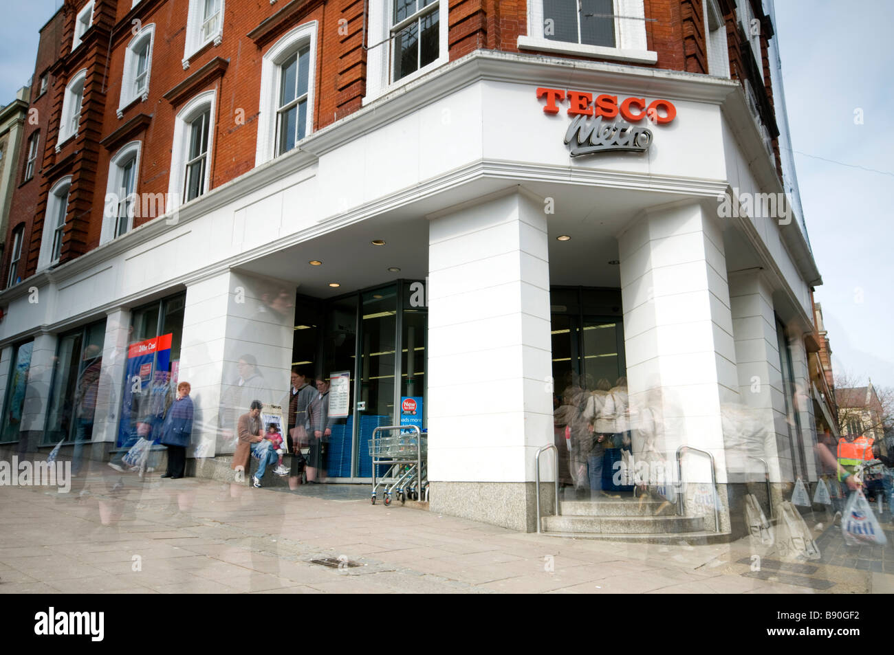 Tesco Metro Store norwich uk Stock Photo, Royalty Free Image 22755238