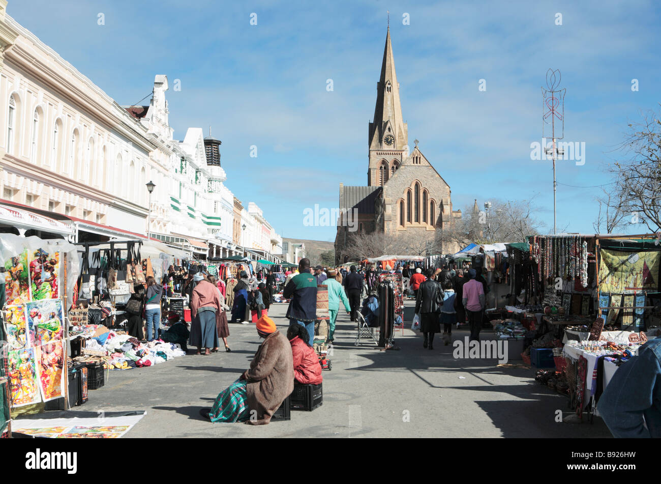 High Street during National Arts Festival in Grahamstown Grahamstown