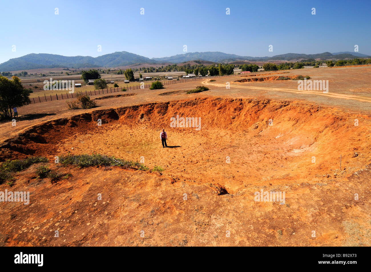 bomb crater Stock Photo, Royalty Free Image 22806759 Alamy
