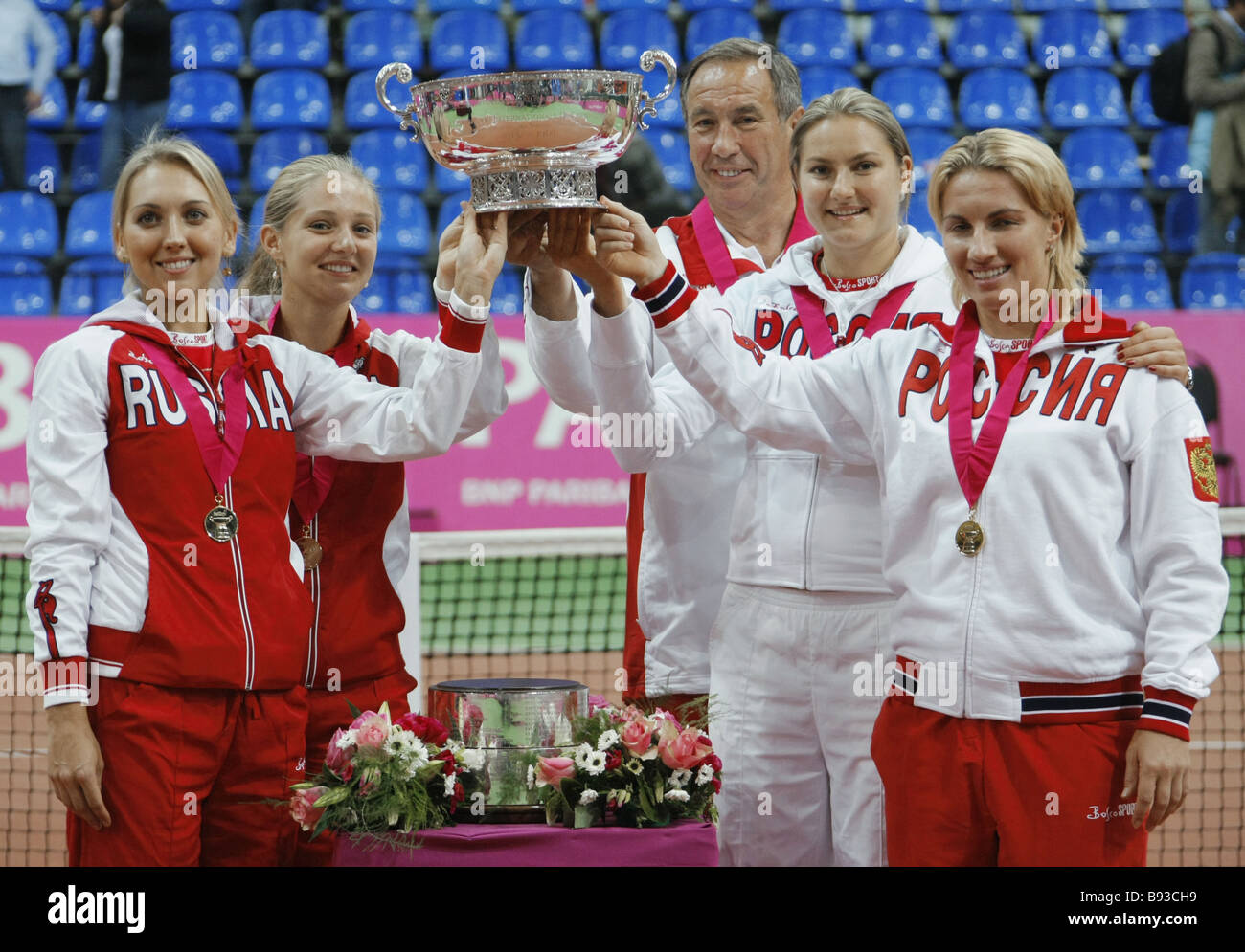 The Russian women s tennis team has won Federation Cup finals From