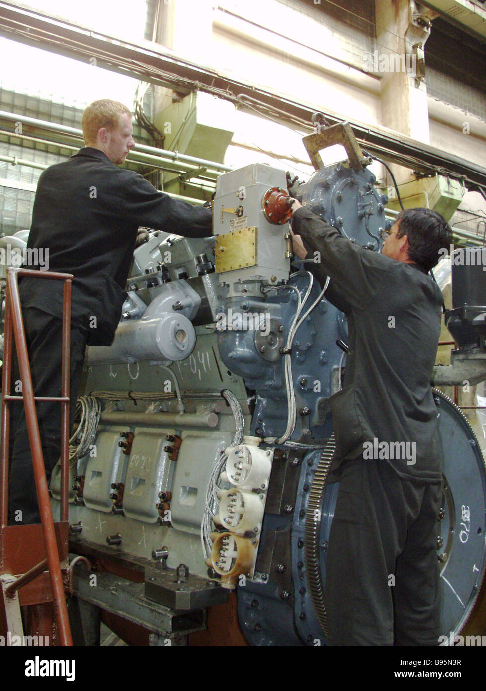 In the Diesel engine assembly of the Kolomna Diesel Stock