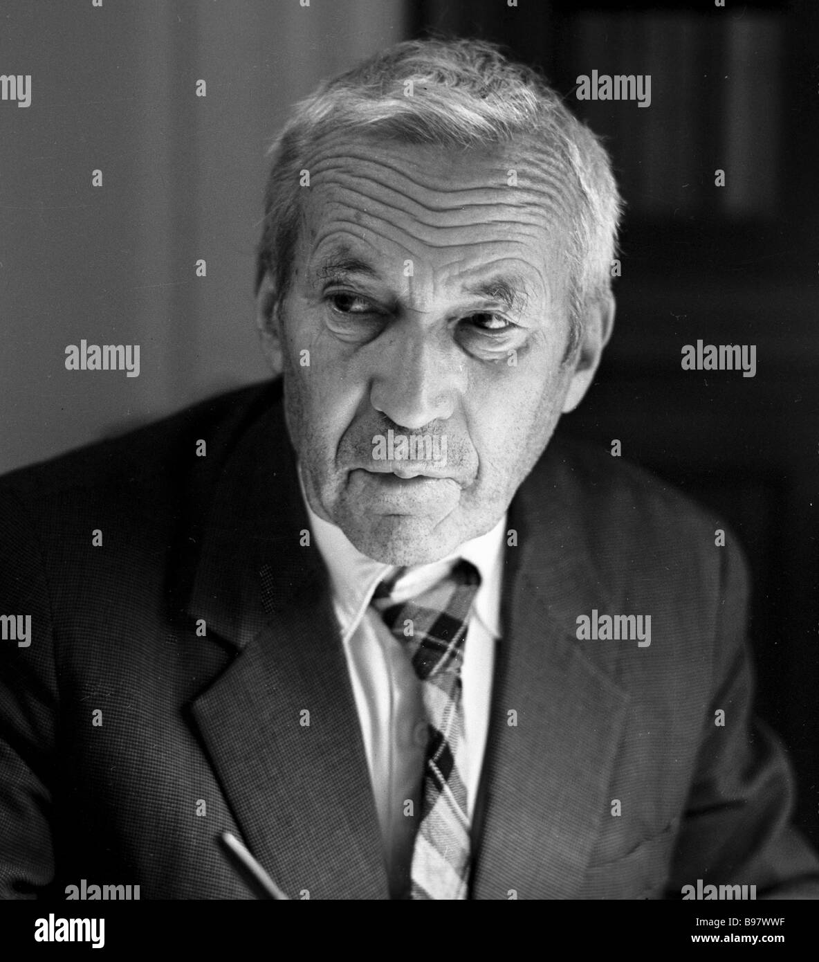 Soviet mathematician Academician Andrei Kolmogorov Stock Photo, Royalty